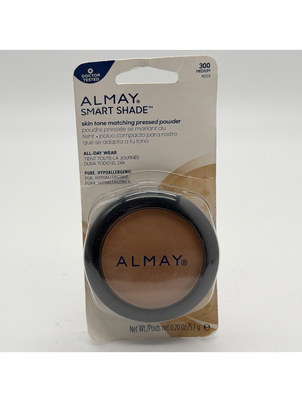 Almay Smart Shade Pressed Powder 300 Medium 0.20 oz 5.7g Sealed Discontinued